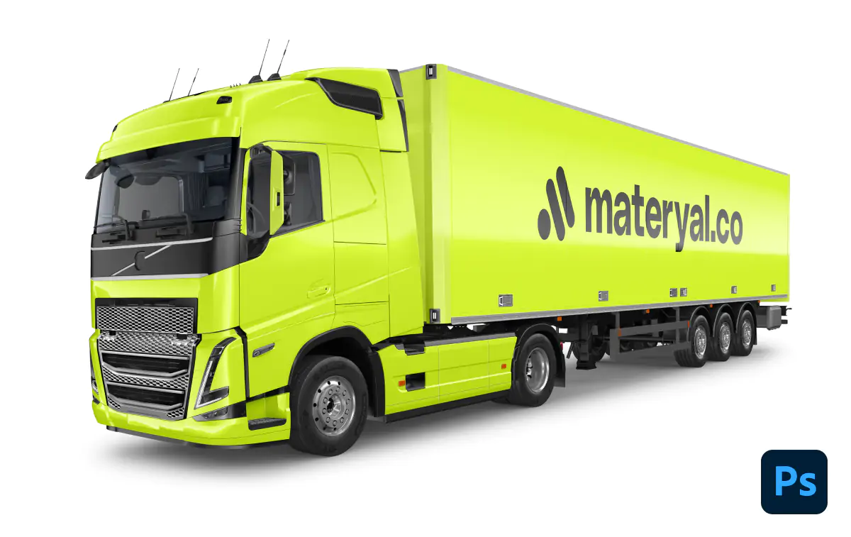 Volvo FH - Tır Mockup Set PSD