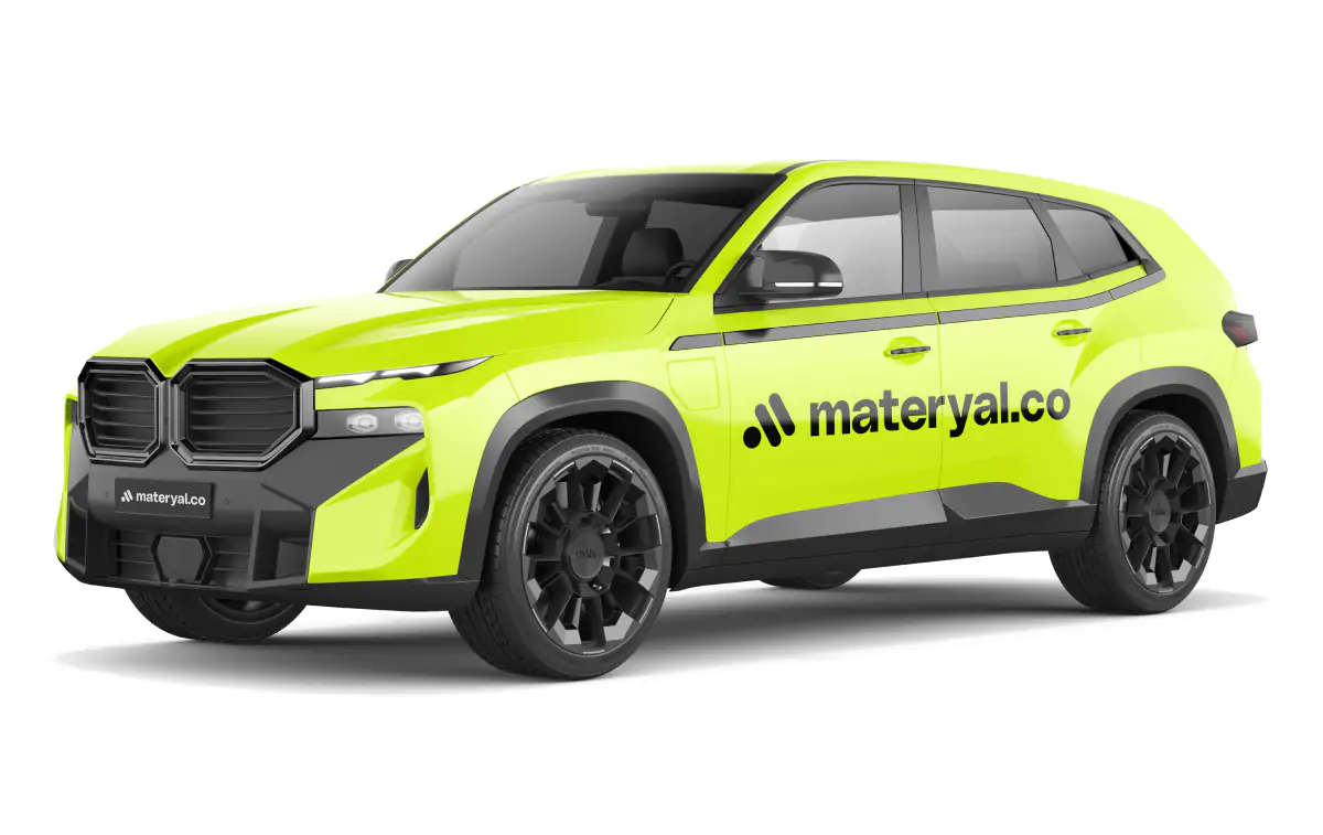 BMW XM SUV Mockup PSD