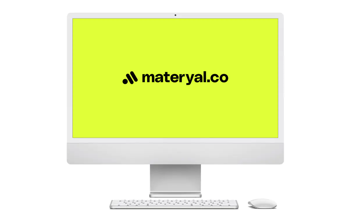 iMac 24” 2021 Mockup PSD