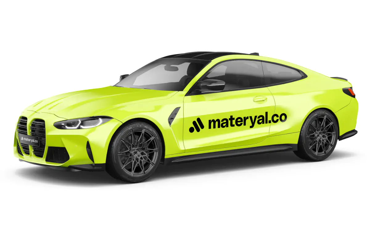 BMW M4 Mockup PSD
