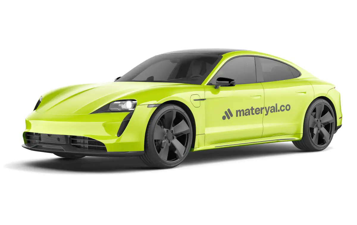 Porsche Taycan Mockup PSD